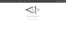 Tablet Screenshot of alexnyeart.com